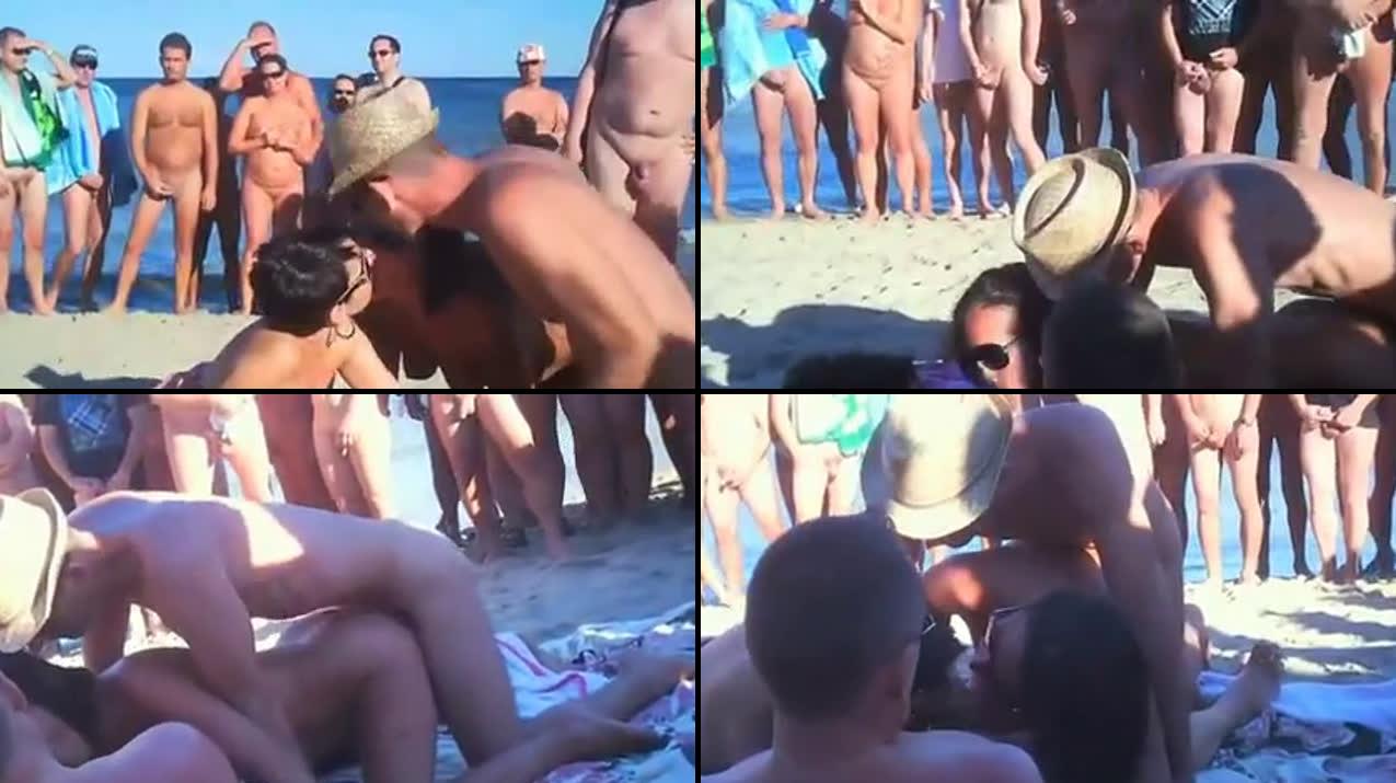 Μια ερασιτεχνική τετράδα (Foursome) σε παραλία γυμνιστών, με φανατικό κοινό να βλέπει και να τον παίζει ενίοτε...