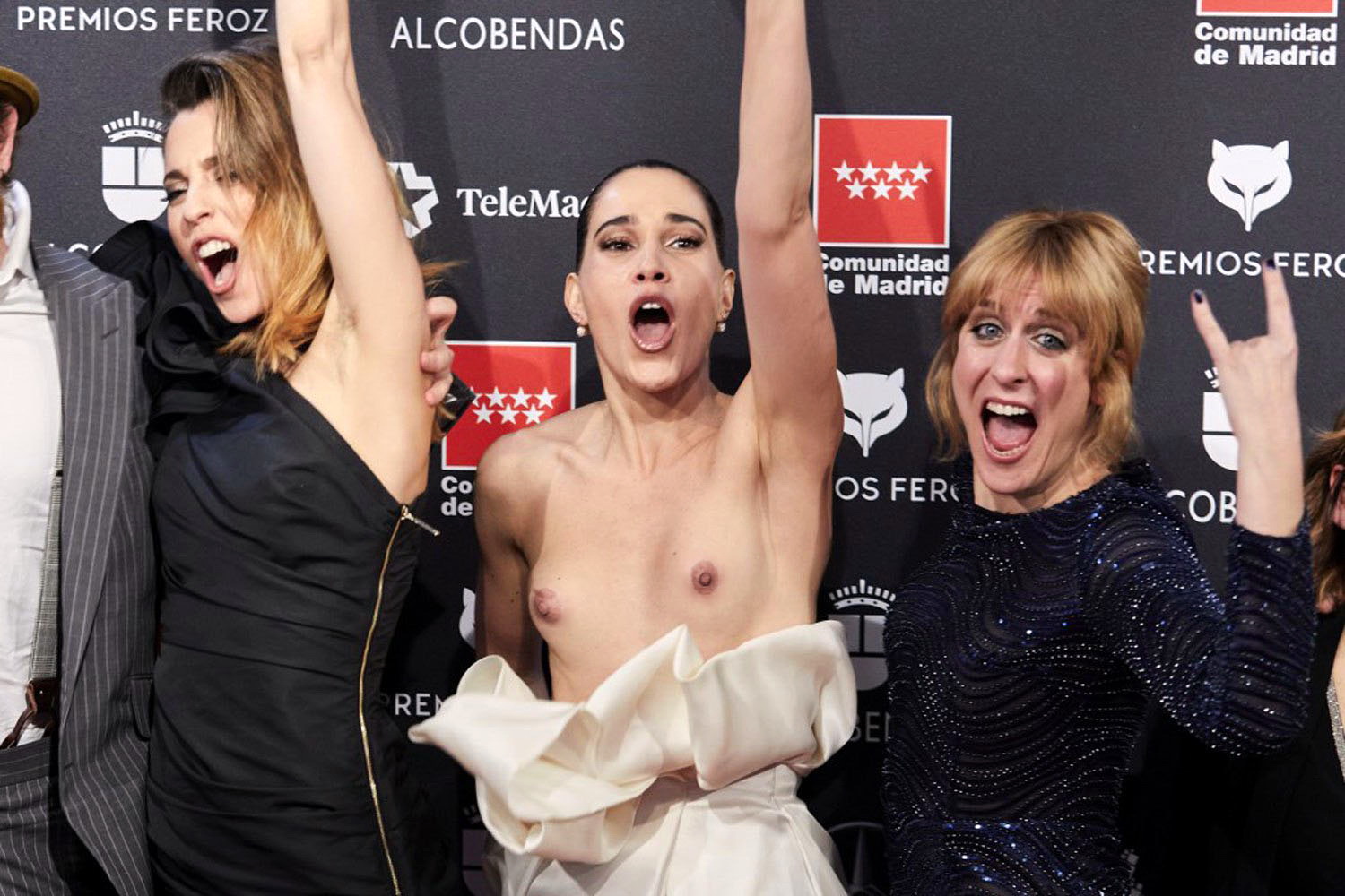 Celia Freijeiro Goes Nude On The Red Carpet 0003