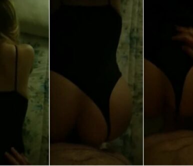 Ελληνίδα, μουνάρα, έχει στηθεί στα 4, φορώντας το μαύρο κορμάκι και γαμιέται χωρίς να το βγάλει!