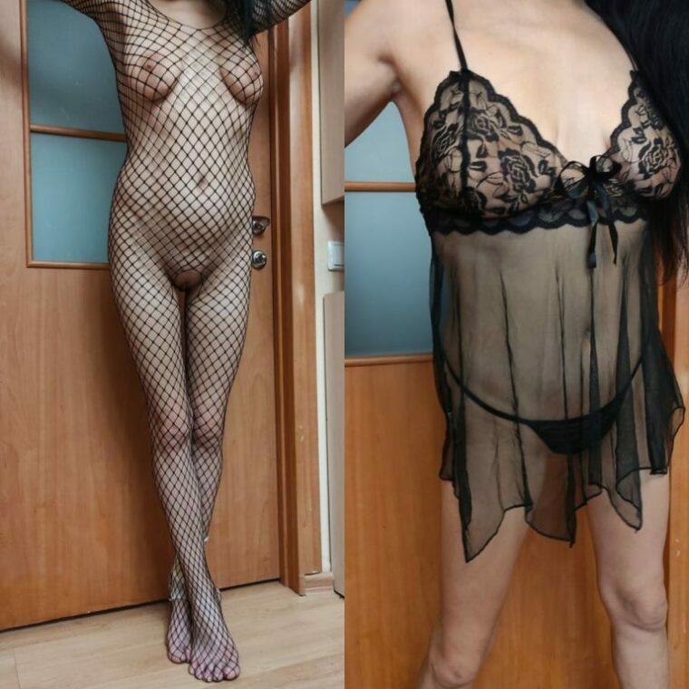 Όλγα Έκφυλη μελαχρινή καυλωμένη Χανιώτισσα σε καυτές πόζες Part Διχτυωτό ή μαύρο διαφανές