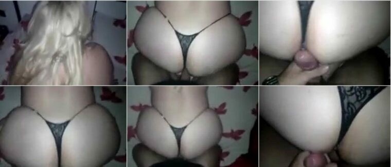 Ελληνίδα ξανθιά έκφυλη πουτάνα με καυτή κωλάρα γαμιέται στα απαθέστατη ενώ ο γαμιάς της τα δίνει όλα